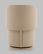 Пуф-трансформер Таунсвилл вращающийся с ящиком велюр бежевый