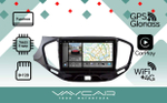 Магнитола для Lada Vesta 2015-2022 - Vaycar VA33-1205-2K на Android 13, 8-ядер, 2K QLED, ТОП процессор, CarPlay, 4G SIM-слот