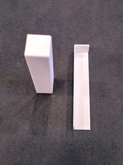 Заглушки торцевые для плинтуса 99*8 мм - 2 шт