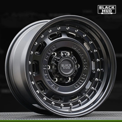 Диск колёсный литой BLACK MUD M580C R17 8,5 ET0 Matte Black