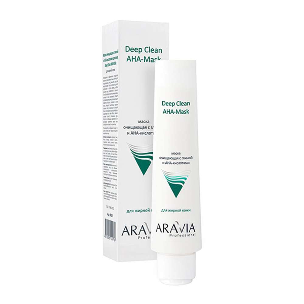 Маска очищающая с глиной и AHA-кислотами для лица Aravia Professional Deep Clean AHA-Mask 100мл