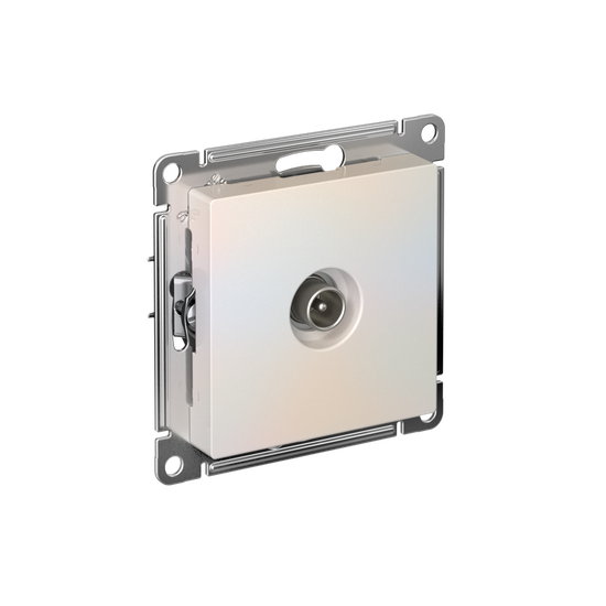 Розетка телевизионная проходная TV AtlasDesign 4дБ механизм жемчуж. SE ATN000492