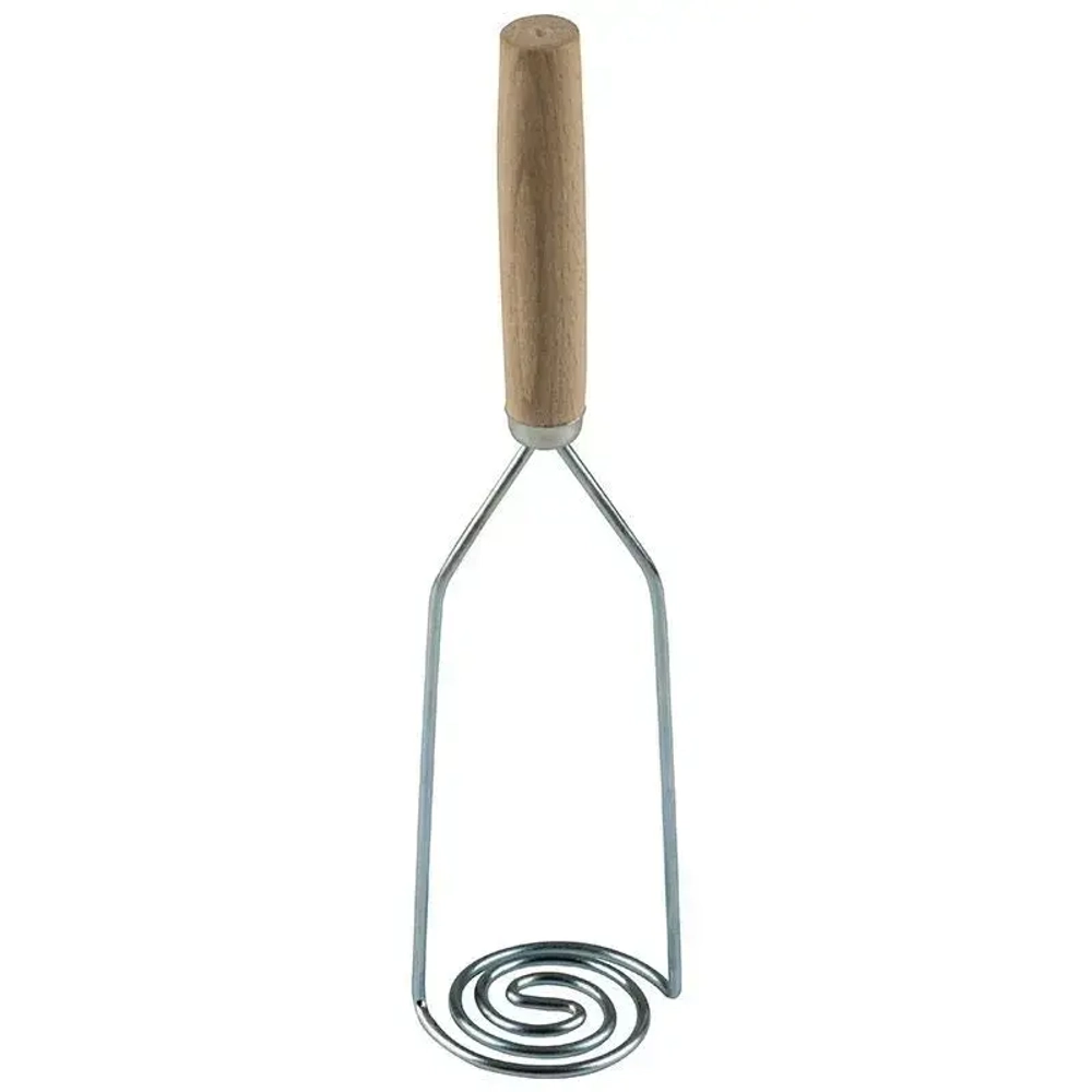 Картофелемялка "Спираль" с деревянной ручкой