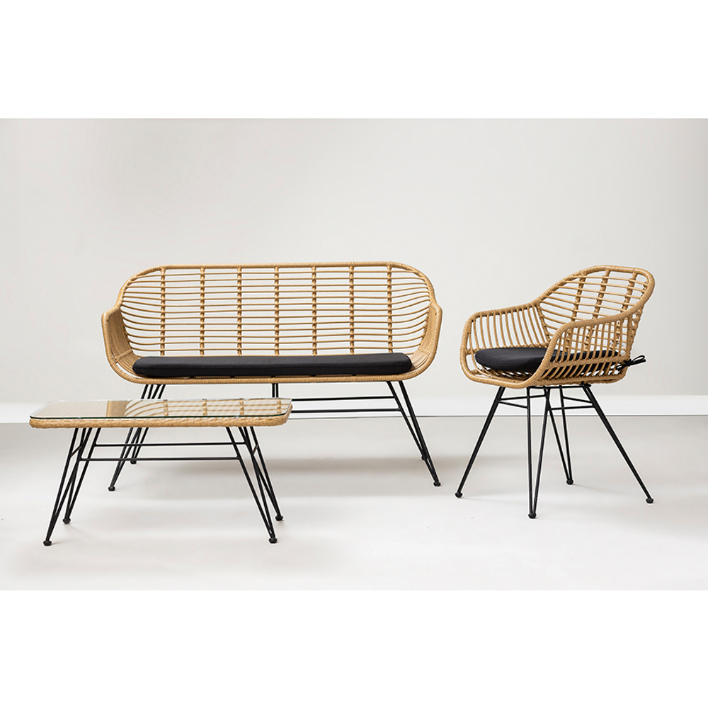 Стул vetle bent, ротанг