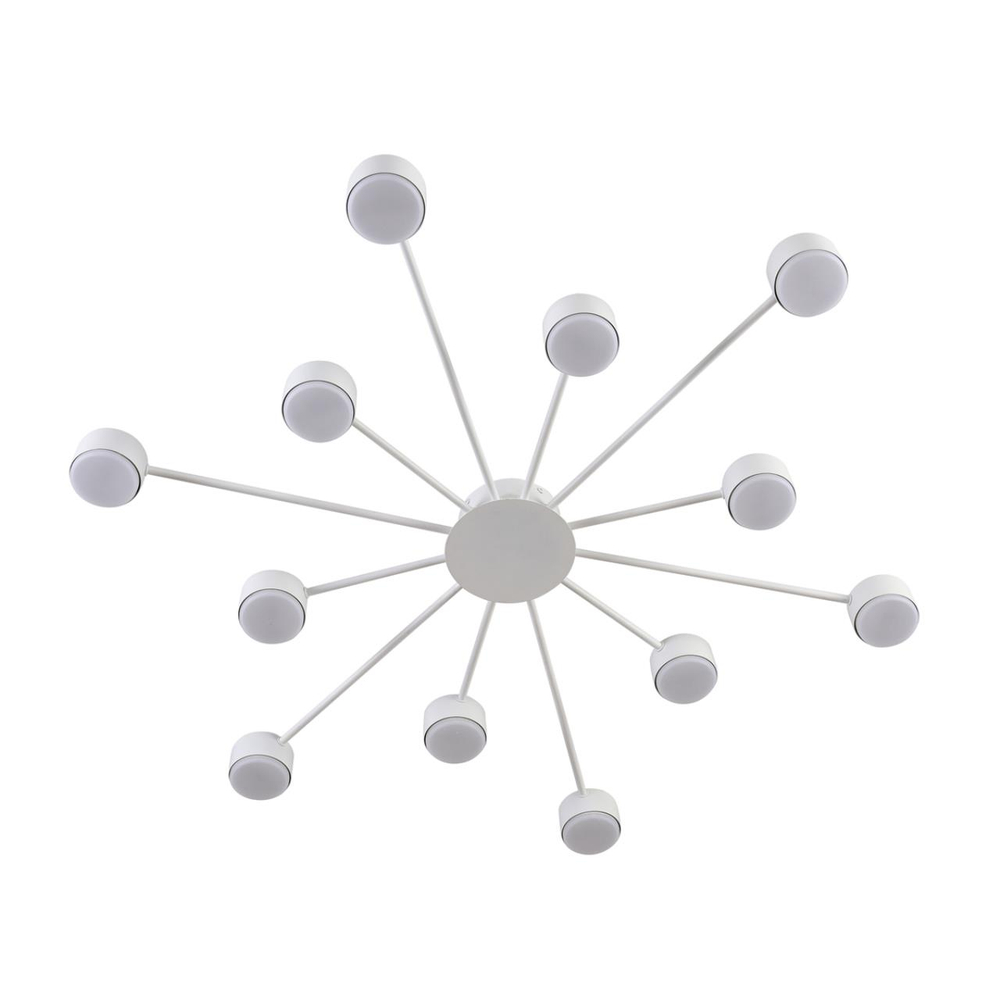 8343/12C COMFI LN26 252 белый, металл Люстра GX53 LED 12*7W 220V TORINA