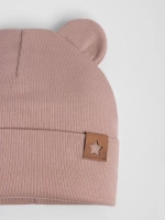 Шапка детская с ушками на осень