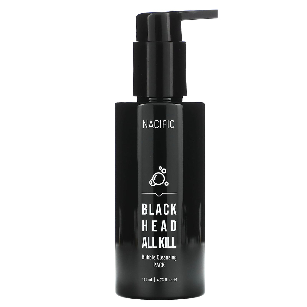 Nacific, Black Head All Kill, пузырчатая очищающая маска, 140 мл (4,73 жидк. унц.)
