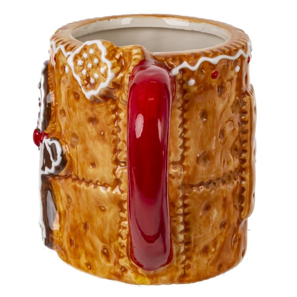 GAEM Кружка "Пряничный человечек", 400 мл, L13,5 W9,5 H10,5 см