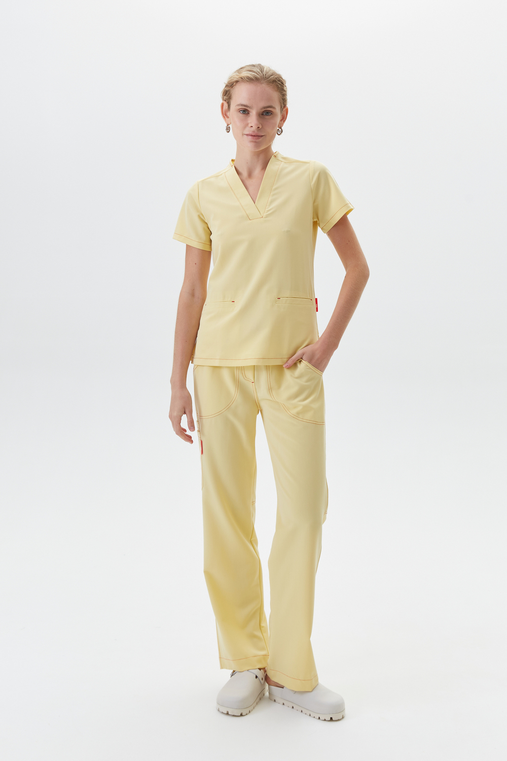 Топ медицинский женский Лаконико, цитрин