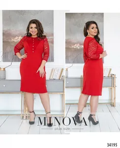 Платье 8617-красный Minova