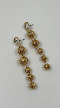 Серьги с ажурными подвесками