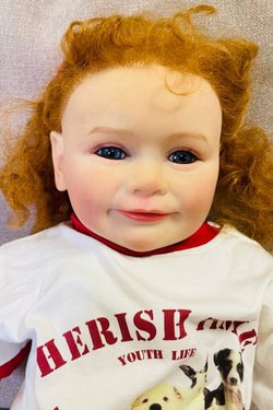 УЦЕНКА Кукла Реборн мягконабивная 60см в пакете (FA-601)