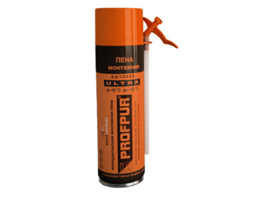 Пена монтажная бытовая PROFPUR Ultra (500мл)