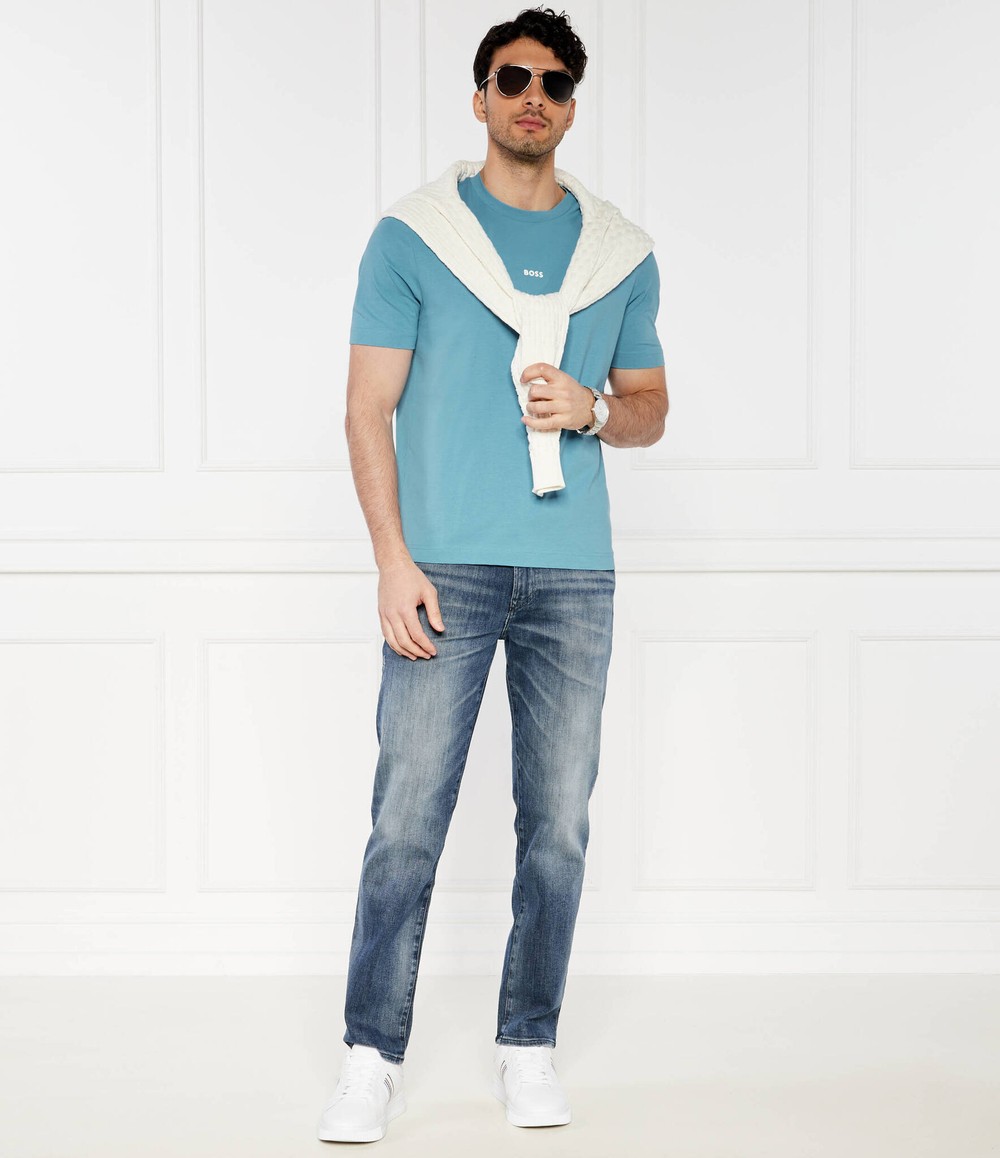 Футболка BOSS ORANGE - морской(50473278)