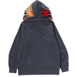 A Bathing Ape Bathing Ape Shark Full Zip Худи серый
