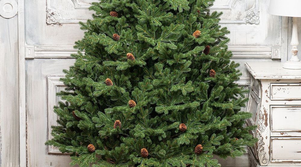 Ель с шишками «Чарующая» (литая хвоя) 180 см / 1.8 м