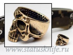 Темлячная бусина Череп #2фотография - 2