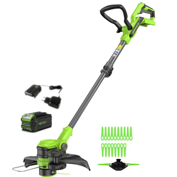Триммер аккумуляторный Greenworks G40LT331 (АКБ 4Ач и ЗУ)