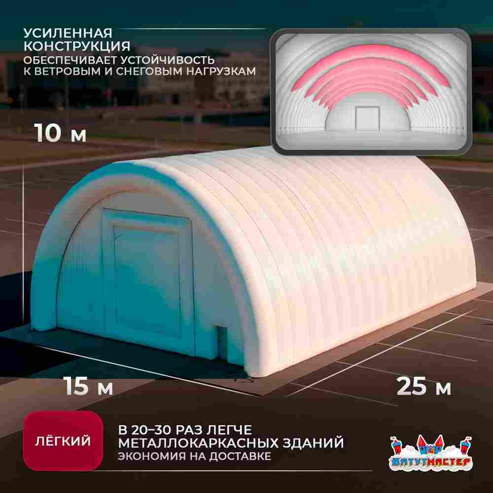 Пневмоангар торговый «ТрейдЦентр», 25×15×10 м