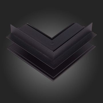 ST007.459.00 Внешний угол-соединитель для встраиваемого магнитного шинопровода ST-Luce Черный SKYLINE 48