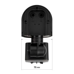 Датчик движения ЭРА MD 04 настенный инфракрасный 1200 Вт угол 180 градусов IP44, черный