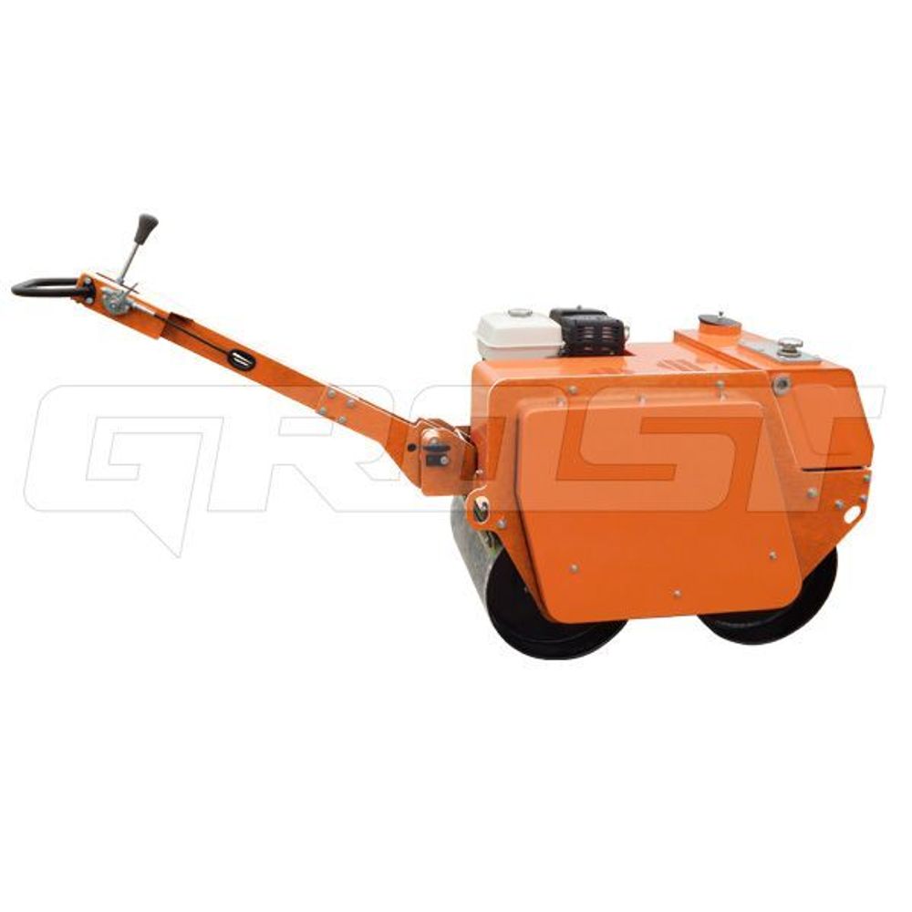 Виброкаток ручной GROST VR500 двухвальцовый - [550 кг / Honda GX270]
