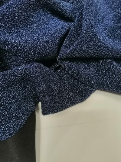 Джерси (люрекс). Цвет- Синий