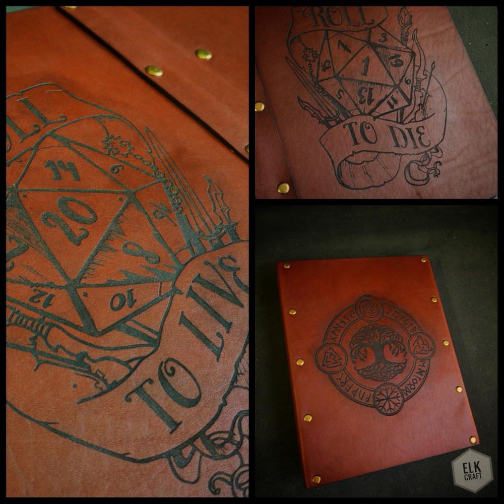 Кожаная ширма 3*А4