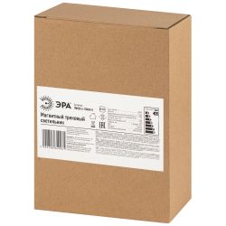 Магнитный трековый светильник ЭРА TRM20-6-15W4K BK светодиодный 15Вт 4000К черный для системы NOVA | Магнитные трековые светильники