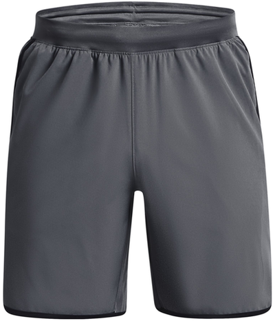Мужские теннисные шорты Under Armour Men's UA HIIT Woven 8" Shorts - pitch gray/black