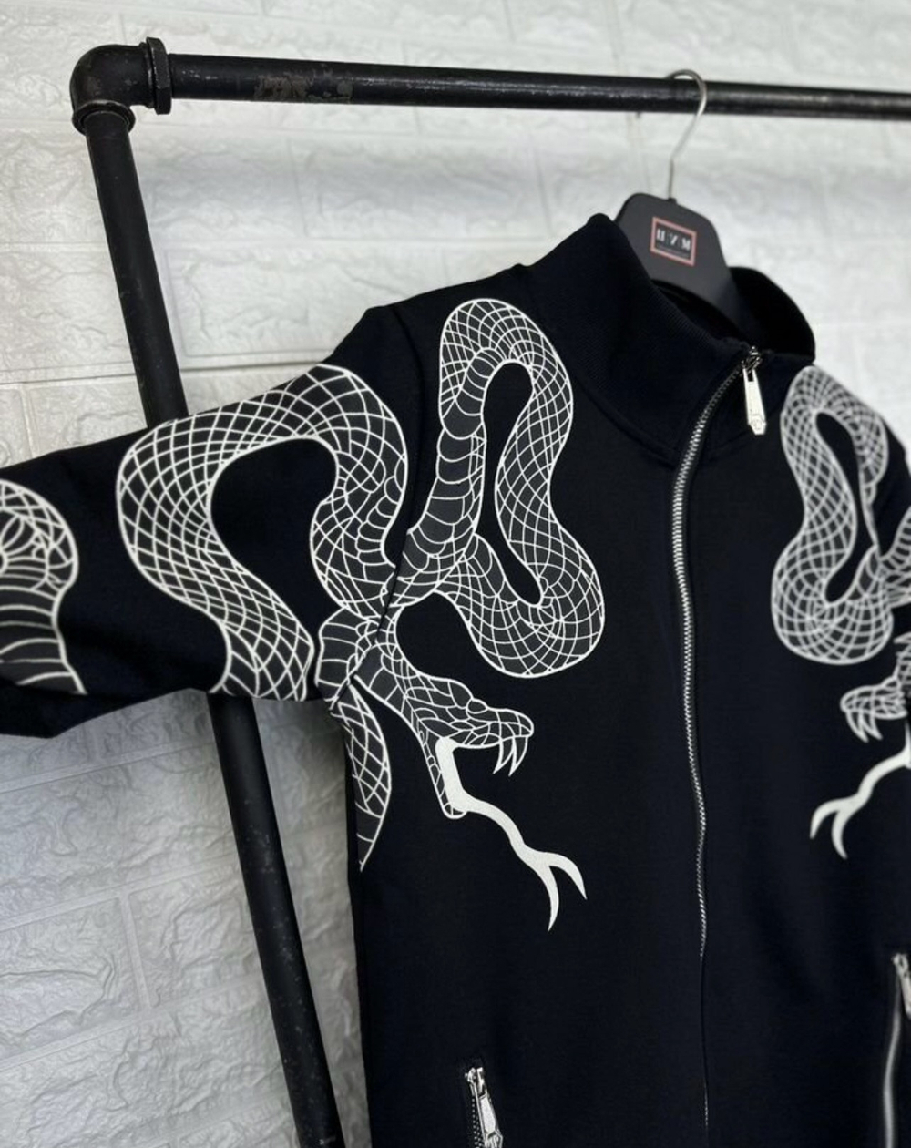 Кофта на молнии Philipp Plein Snake’s Edition