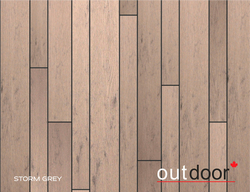 Террасная доска ДПК Outdoor 3D 90*25*4000 мм. STORM GREY серая
