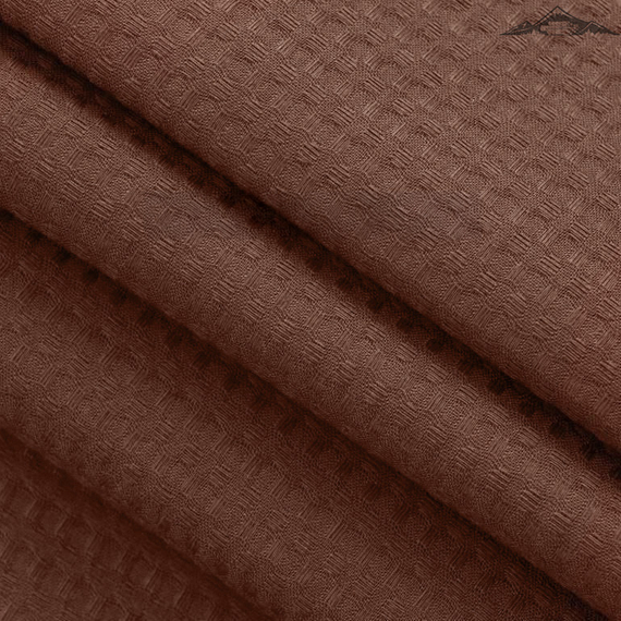 Вафельное полотно гладкокрашеное цв.Шоколад | ш.150 см | 240 г/м² | хлопок-100%