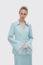 Жакет с кружевом KISLOVA