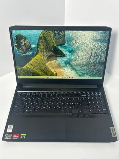 Ноутбук Lenovo IdeaPad Gaming 3 15ACH6 (82K201AFRK) 15.6"/AMD Ryzen 5 5600H/RAM 8 GB/SSD 512 GB/NVIDIA GeForce RTX 3050 Ti/1920x1080/IPS/Windows 11/Подсветка кл-ры: LED/Черный. Состояние: C1