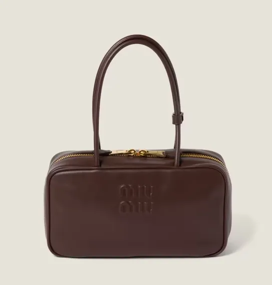 Сумка MIUMIU Beau Тёмно-коричневая