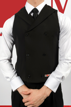 Двубортный жилет