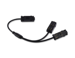 Коннектор питания T-образный для шинопровода Magnetic 220V GL1114 BK черный 250*150*18