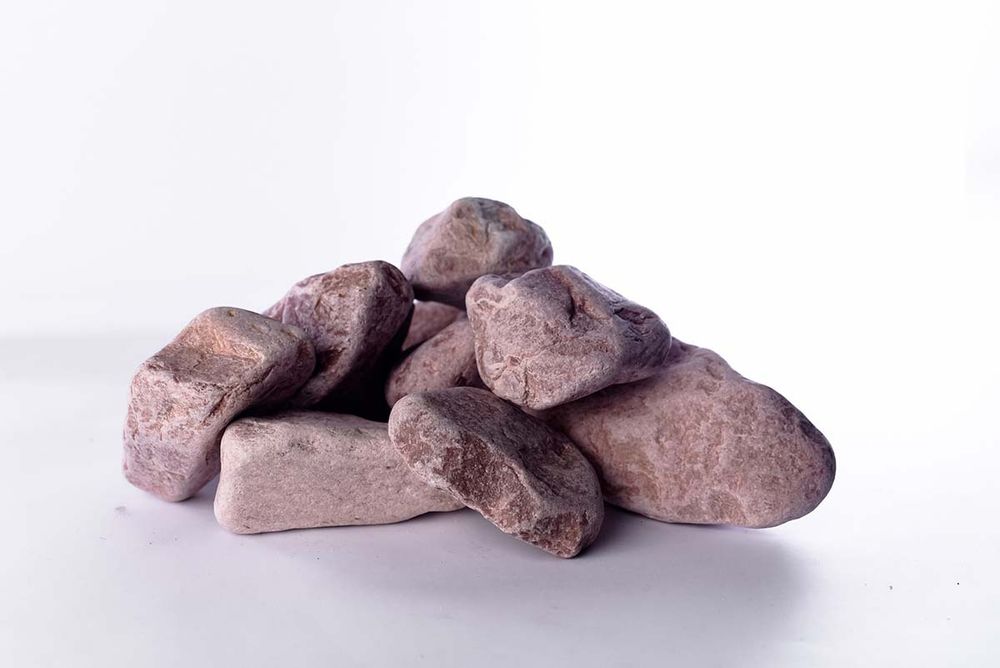 Камни для бани // Малиновый кварцит (обвалованный) // 20кг