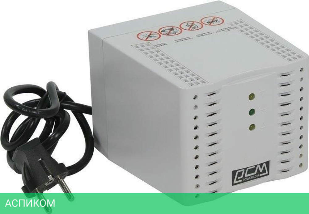Стабилизатор напряжения Powercom TCA-3000 белый