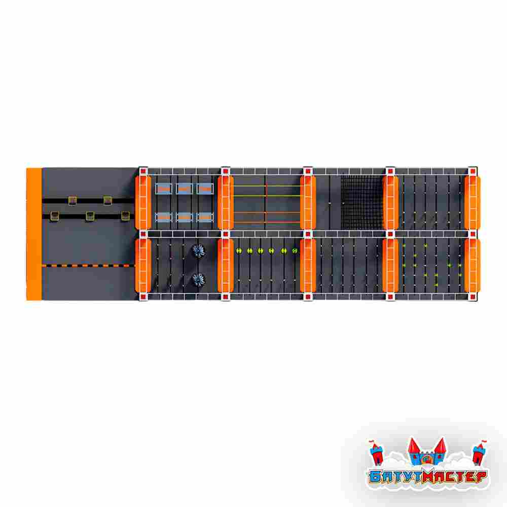 Парк развлечений ниндзя «Парк подвигов», 18×6×4 м