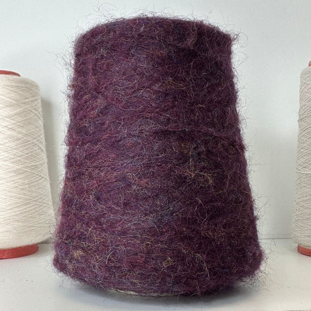 CHANTE - Fashion Mill; 22% мохер, 10% меринос, 19% вискоза, 20% п/а, 29% p/c; 410м/100гр; col. 305198, цвет: баклажановый меланж