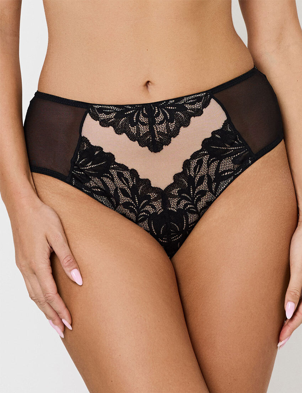 Трусы Subtille Bella Black New слипы высокие (черный)