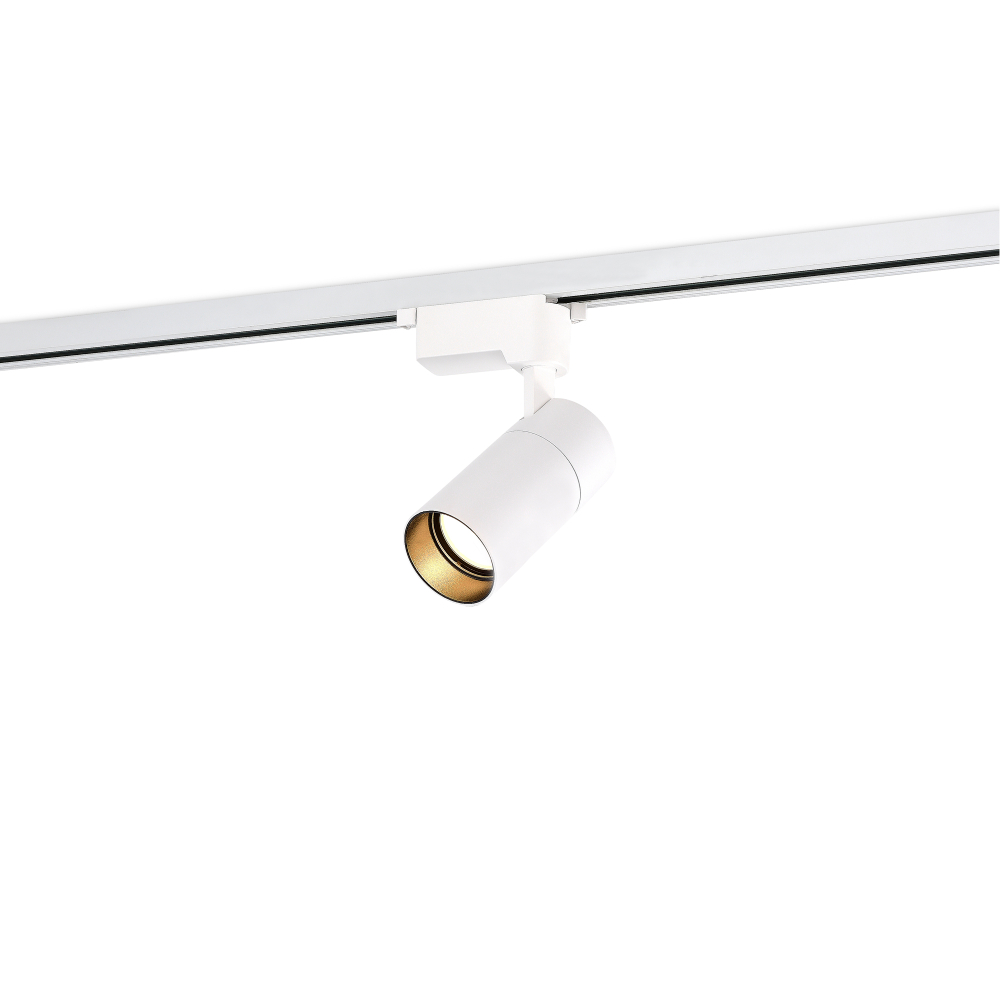 Светильник трековый, 15Вт, D65хH130мм, 1200Лм, 36°, 3000К, IP20, Ra&gt;80, белый
