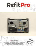 Верхняя панель с клавиатурой (топкейс) для ноутбука Lenovo Yoga Slim 7 Pro. раскладка - русская, с подсветкой, черная (5CB1F36865), оригинал