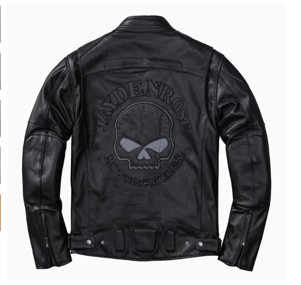 Мотокуртка jackdenrose кожа 4XL (с эмблемой)