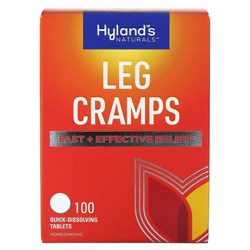 Hyland's Naturals, Судороги ног, 100 быстрорастворимых таблеток