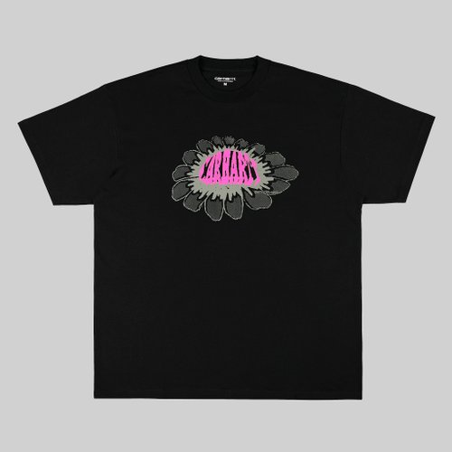 Футболка мужская Carhartt WIP Pixel Flower артикул:I033161_black - купить в магазине Дайс