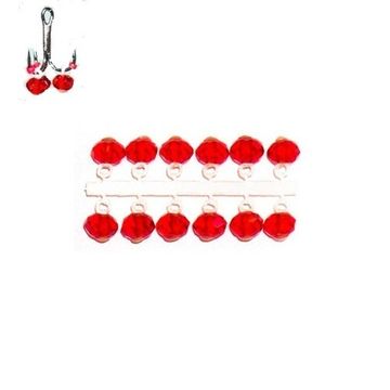 Подвес-серьга МИКРО-БИС КРИСТАЛЛ красн. прозрачн. 4.2мм К 12шт.