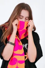 Шарф ЯСЕНПЕНЬ Розово-Оранжевый